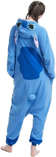 Vista 2 de OGU' DEAL Pijama unisex para adultos, ropa de dormir con diseño de animales para disfraz de fiesta de Halloween, traje diario de dibujos animados