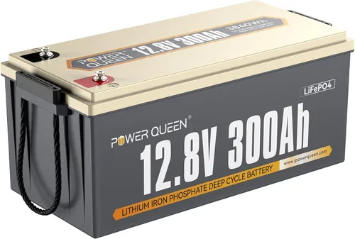 Vista 10 de Power Queen - Batería de litio LiFePO4 de 12 V/100 Ah con Bluetooth, batería de ciclo profundo de corte de baja temperatura con BMS de 100 A, 1280