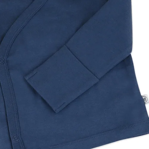 Vista 3 de HonestBaby Paquete de 3 kimonos de manga larga con cierre lateral, 100% algodón orgánico para bebés recién nacidos, para niños y niñas, unisex