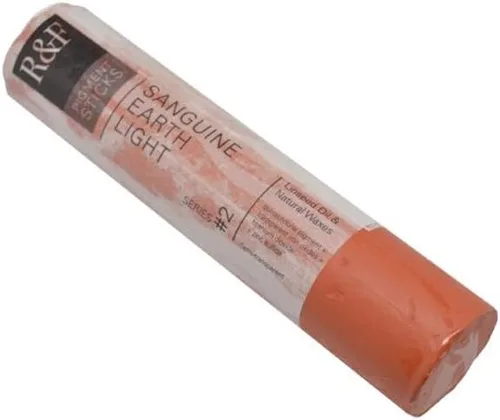 Vista 152 de R&F Handmade Paints - Pigmento profesional al óleo en barra, naranja lizarina, 6.4 fl oz