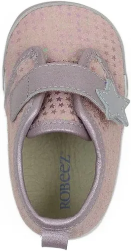 Vista 6 de Robeez First Kicks - Zapatos y tenis unisex para bebés y niños pequeños, de 0 a 24 meses, Twinkle Star Tan