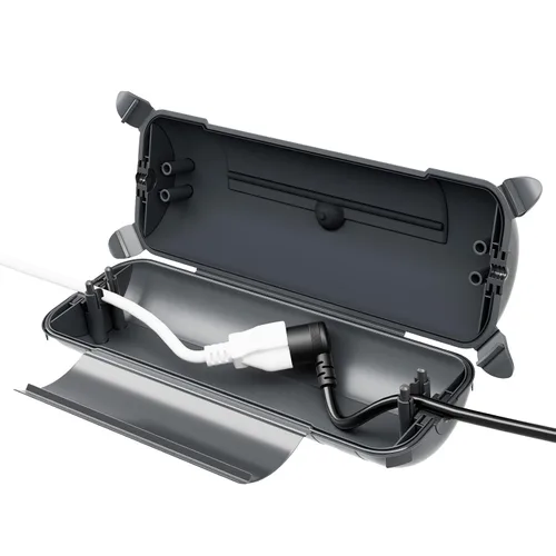 Vista 11 de RESTMO Caja de conexión impermeable para exteriores, cubierta de cable de extensión eléctrica resistente a la intemperie, cubierta sellada segura