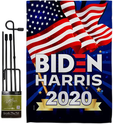 Vista 11 de Biden Harris Flag Vote President 2020 - Juego de banderas para casa de jardín, demócrata patriótico, republicano, fiesta de té, bandera