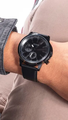 Vista 3 de GUESS Reloj multifunción en tono marrón