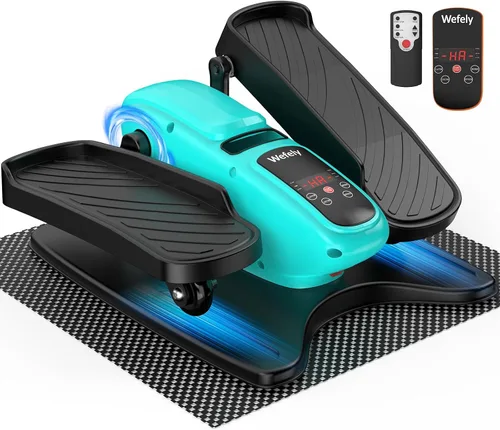 Vista 12 de Under Desk Elliptical Leg Exerciser While Sitting for Seniors Azul