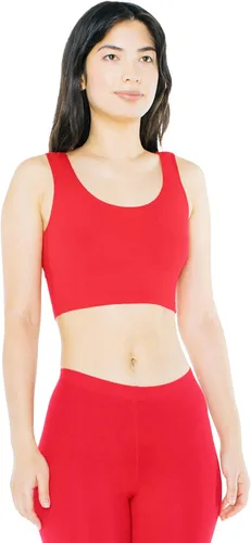 Vista 2 de American Apparel Camiseta corta sin mangas de algodón y elastano para mujer