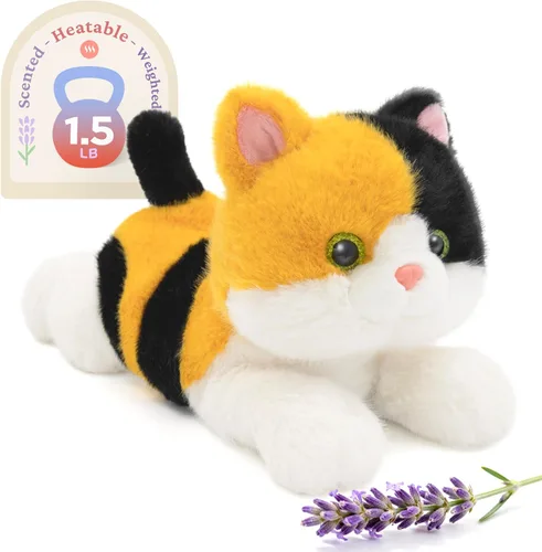 Vista 32 de IKASA Animal de peluche de pingüino para microondas, almohadilla térmica para mayor comodidad y calidez, calentable y refrigerable de 1.5 libras