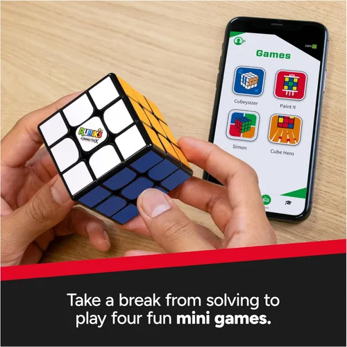 Vista 7 de Cubo Rubik ConnectedX Bluetooth Puzzle Cube & Brain Teaser Fidget Toy