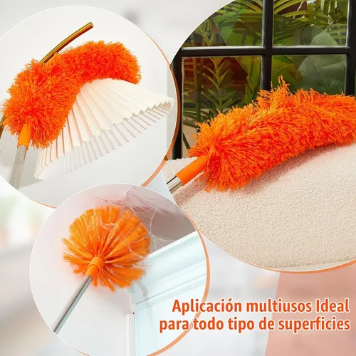 Vista 6 de Kit de plumero de alto alcance de 30 pies con poste de extensión de 2 a 24 Naranja