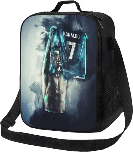 Vista 9 de Bolsa de almuerzo aislada #7 Bolsa de almuerzo impermeable reutilizable bolsas de hielo para bolsas de almuerzo negro 4