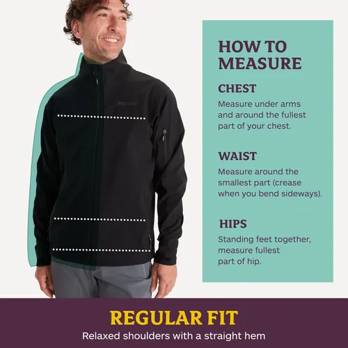 Vista 6 de MARMOT Chaqueta Alsek para hombre, ligera, resistente al agua Azul ártico