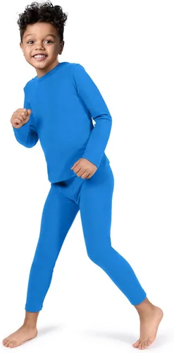 Vista 11 de Rocky Ropa interior térmica para niños, ropa interior larga para niños, capa base para clima frío/esquí