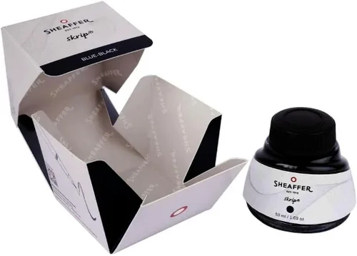 Vista 3 de Sheaffer Skrip 94211 - Tinta embotellada color azul azabache y negro, 1.7 fl oz