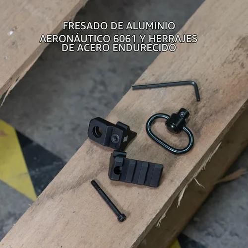 Vista 3 de Monstrum Soporte de accesorio para escopeta Compatible con la serie Shockwave Mossberg Picatinny/Sling Swivel