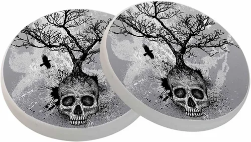 Vista 20 de Posavasos de campo de fútbol americano para bebidas, posavasos para mesa de cerámica, con base de corcho para decoración del hogar, 2