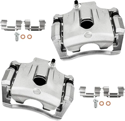 Vista 19 de cciyu Conjunto de pinza de freno trasera izquierda 18B4644A con soporte para Buick Rendezvous, para Chevy Venture, para Oldsmobile Silhouette