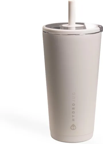 Vista 18 de HydroJug Everyday Tumbler 20 oz – Ceramic-Lined Insulated Tumbler with Straw and Soft-Touch Lid, Cup Holder Friendly, Double-Wall Vacuum Insulation