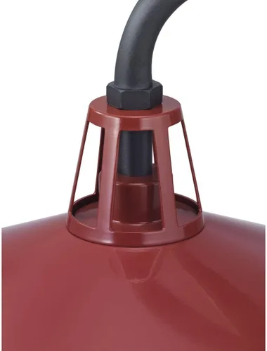 Vista 6 de Cedar Springs Collection - Farol de pared extragrande para exteriores, 1 luz, color rojo claro