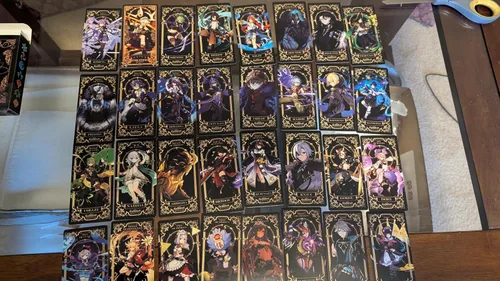 Vista 3 de Genshin Impact - Juego de cartas de tarot (22 piezas, arcanos mayores)