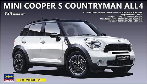 Vista 6 de Hasegawa HMCD21 - Kit de modelo modelo de BMW Mini Cooper Countryman a escala 1:24