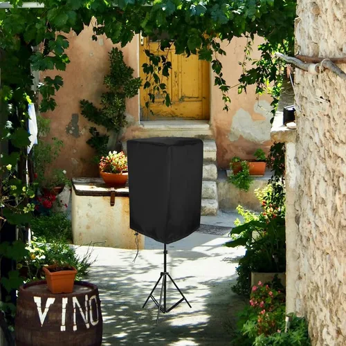 Vista 6 de Cubierta de altavoz para exteriores de 15 pulgadas, cubierta protectora de altavoz vertical, protector solar, bolsa de protección contra el polvo
