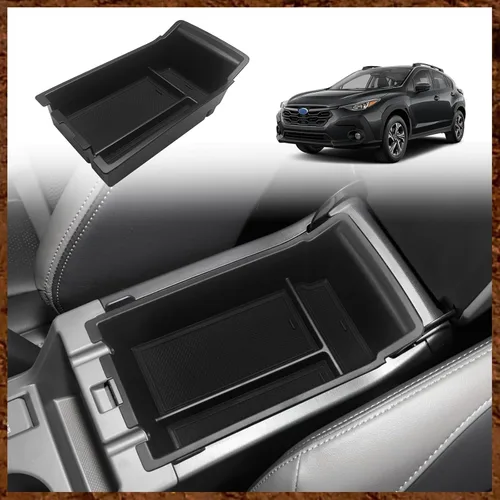 Vista 8 de Muslogy Organizador de consola central compatible con accesorios Nissan Kicks 2025, reposabrazos de consola media, caja de almacenamiento