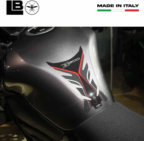 Vista 5 de labelbike - Kit de calcomanías de resina de gel 3D para decoración y protección de motocicleta compatibles con Kawasaki Z900 - Color similar al