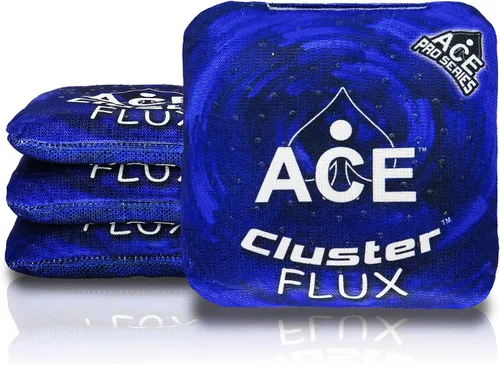 Vista 7 de Cluster Flux Bolsos de Cornhole ACE Pro + Kits PRO Tecnología de Almohadilla de Cluster Doble Cara Resbaladiza y Pegajosa para Todo Clima Negro