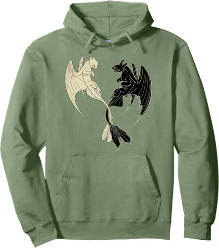 Vista 7 de Cómo entrenar a tu dragón 3 Hidden World Lightfury Toothless Sudadera con capucha