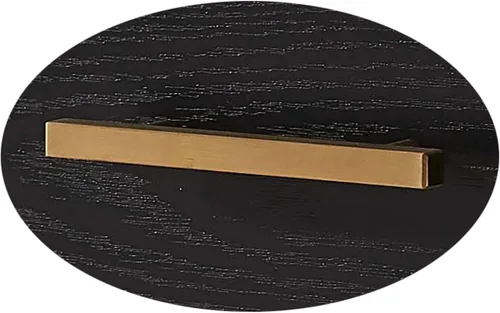 Vista 5 de Kings Brand Furniture Sendero Mesita de noche auxiliar con armario de almacenamiento, moderna y elegante mesita de noche con estante