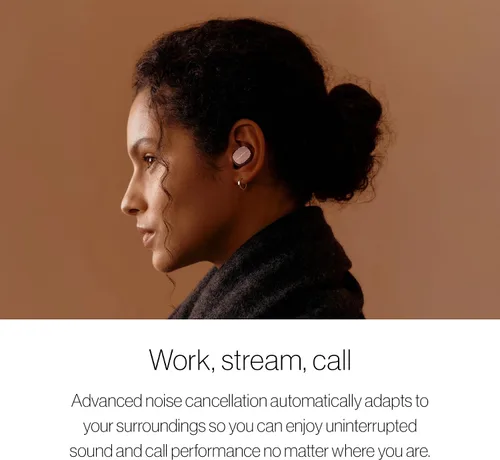 Vista 4 de Bowers & Wilkins Pi8 Auriculares inalámbricos Bluetooth (negro antracita), auriculares Bluetooth intrauditivos con chipset Qualcomm y aptX sin