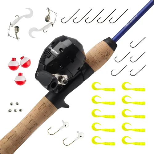 Vista 9 de Shakespeare Catch More Fish Combo de carrete y caña de pesca con kit Ladies