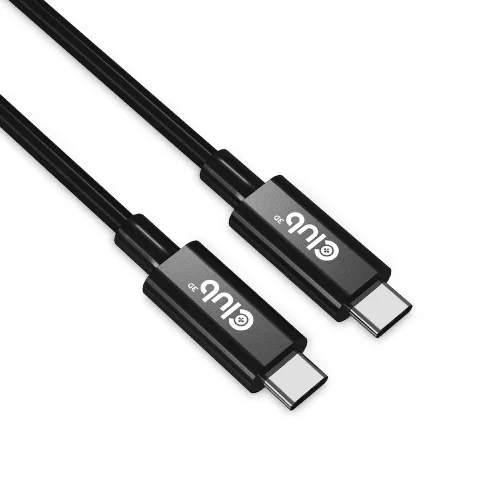 Vista 9 de Club 3D Cable bidireccional USB Gen3X2 tipo C 8K60Hz, W128564682 (cable bidireccional 8K60Hz, datos 40Gbps, Pd 240W (48V/5A) Epr M/M 2M / 6.56 pies