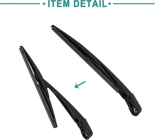 Vista 7 de ACROPIX Conjunto de brazo de limpiaparabrisas de ventana trasera de 9.843 in de 10 pulgadas para Mitsubishi Outlander 2010-2014 2016-2018, 2 piezas