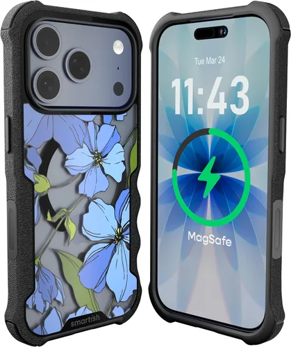 Vista 63 de Smartish Funda para iPhone 12 Pro Max Armor - Gripzilla [resistente + protectora] Funda de agarre delgada y resistente - Black Tie Affair