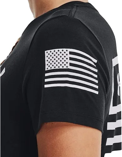 Vista 5 de Under Armour Nueva camiseta Freedom Banner para mujer