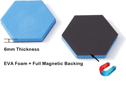 Vista 4 de ZazzyKid Juego de bloques de patrón magnético para niños: 216 piezas rompecabezas de forma geométrica Tangram - STEM