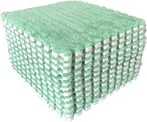 Vista 10 de 12 alfombrillas de juego de rompecabezas de azulejos entrelazadas suaves de espuma EVA para el suelo de los niños, habitación de los niños, sala