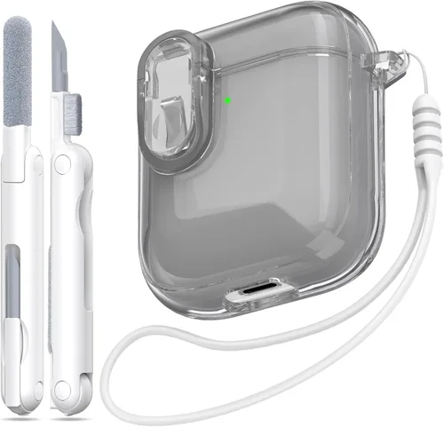 Vista 52 de Funda para Estuche de Airpods Pro de 2ª/1ª Generación, Compatible con Estuche de Airpods Pro de 2ª Gen Puerto de Carga USB C, Funda Suave