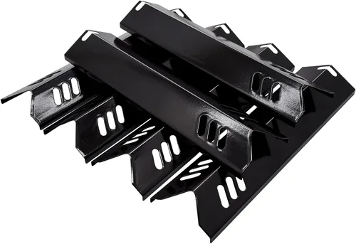 Vista 19 de Protectores térmicos de porcelana de 15 pulgadas para Dyna-Glo DGF510SBP, DGF493BNP, juego de 4 placas térmicas para parrilla de patio trasero