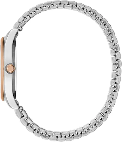 Vista 2 de Caravelle - Reloj tradicional de cuarzo para mujer acero inoxidable con expansión en dos tonos dos tonos modelo 45L183