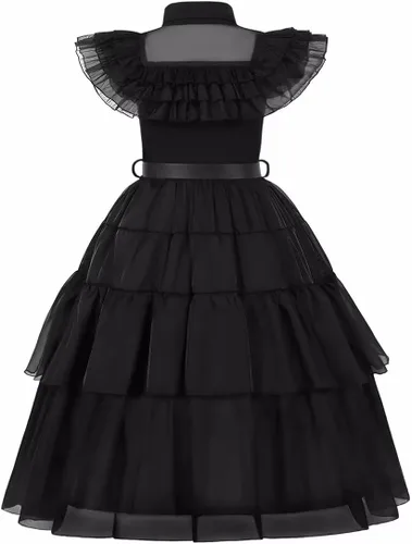 Vista 2 de SZ-TONDA Dance Queen Costume Black Dress Girls - Kids Birthday Family Party Outfit Clothes Merchandise