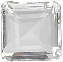 Vista 7 de GEMHUB Juego de 4 cuentas sueltas de topacio blanco de corte mixto de 200 unidades, Gema, Topacio artificial