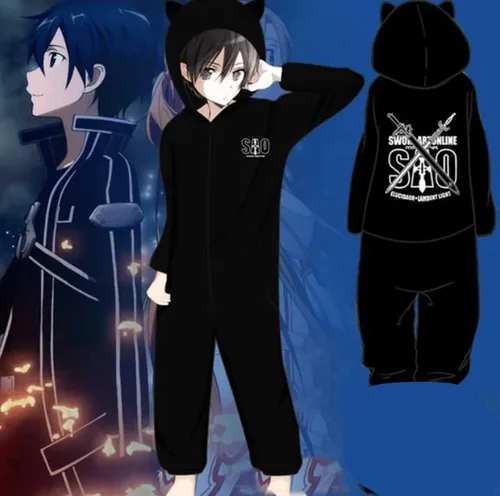 Vista 6 de Adonis Pigou Pijama de anime para cosplay unisex de una sola pieza, disfraz de Halloween