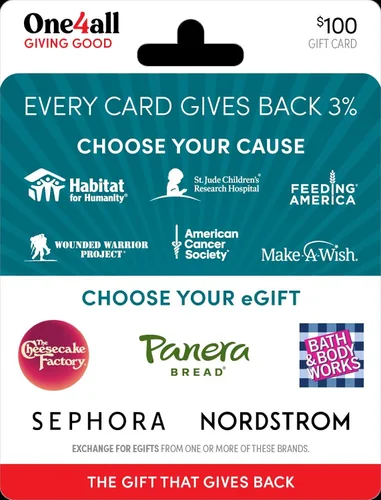 Vista 3 de One4all Giving Good Hope Physical Gift Card - $25