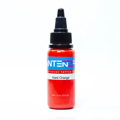 Vista 39 de Intenze Tinta de Tatuaje Naranja Fuerte 4oz Naranja dura