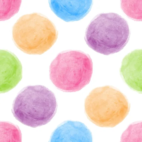 Vista 7 de ReWallpaper Papel tapiz de lunares de acuarela de 17.5 pulgadas x 23 pies, papel tapiz de puntos coloridos, despegar y pegar, papel tapiz extraíble