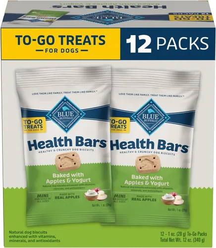 Vista 16 de Blue Buffalo Health Bars Galletas para Perros Crujientes, Horneadas al Horno con Ingredientes Naturales, Calabaza y Canela, Bolsa de 16 onzas
