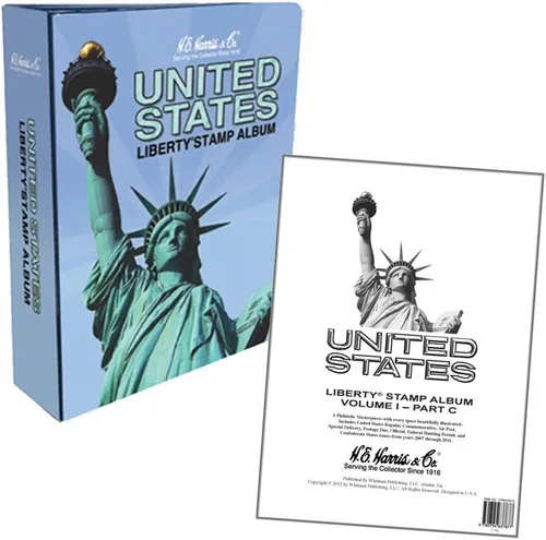 Vista 19 de Harris USA Liberty sello álbum con imágenes/ilustraciones parte A 1847-1994 Carpeta de páginas y libertad