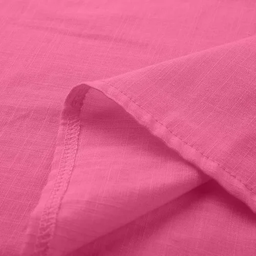 Vista 7 de DASAYO Camisetas de lino de algodón para mujer, ajuste holgado, manga de codo, casual, para verano, blusas para salir, trajes de gasa a la moda